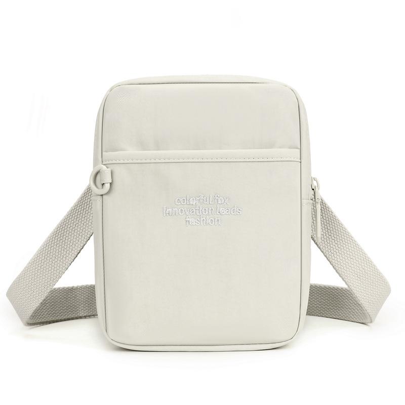 Summer Messenger Small Bag Portable Large Screen Mobile Phone Bag Simple and Versatile Walking Small Bag Nylon