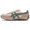 Edr 78 Mesh Leather Comfortable Versatile Shock Absorbing Durable Low Top Casual Shoes Unisex Sneaker Brown Green 1183C263-250