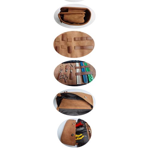 Barber Scissors Bag, Hair Stylist Organizer Holder for Pet Grooming Tools, Combs Clippers, PU Leather Portable Carry Case