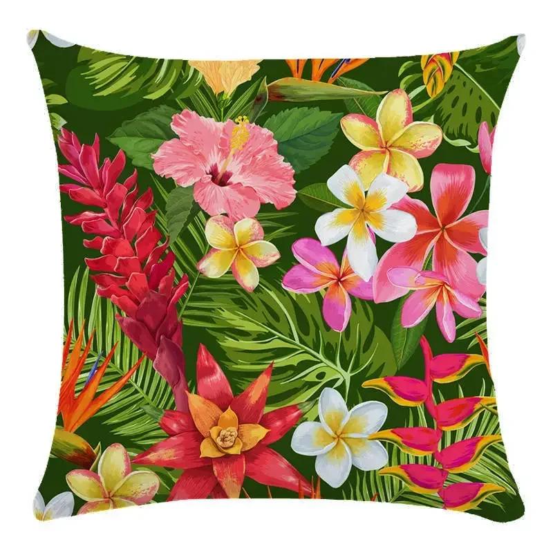 Sofa Kurzplüsch Kissenbezug Bunt Frisch und Weich Zuhause Weiße Gardenie Serie Kissenbezug