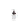 FIORE Shampoo & Body Soap Refill Bottle, Brown, 380ml, Compact Dispenser, Wide Mouth, Large