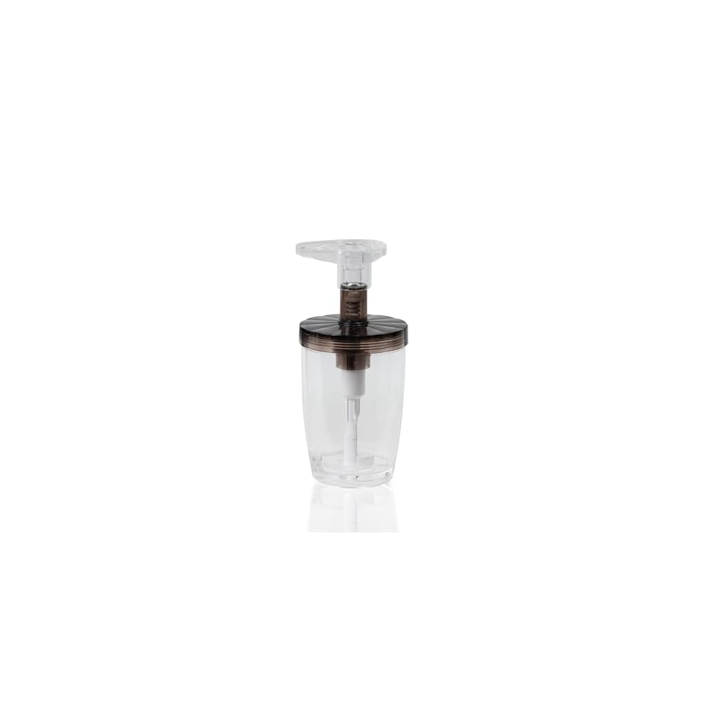 FIORE Shampoo & Body Soap Refill Bottle, Brown, 380ml, Compact Dispenser, Wide Mouth, Large