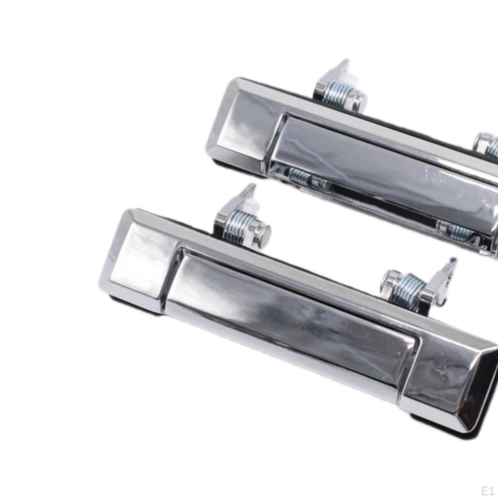 2Pcs External Handles Left and Right Sides Sturdy Accessory Durability Outside Door