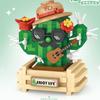 Diy Flower Vase Succulent Cactus Snow Lotus Potting Plants Gardens Building Blocks Model Mini Bricks Kids Sets Kits Toys
