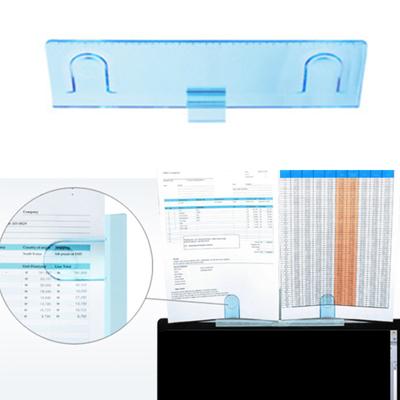 Document Holder Clip for Laptops Desktop Monitors Document Holder Clip Copy Folder for Typing Sticky Note Organiser