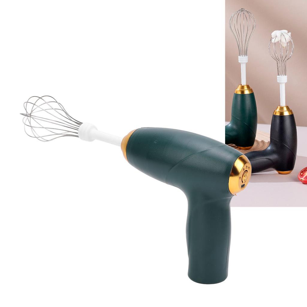 Cordless Hand Mixer USB Rechargble Portable Handheld Electric Whisk Egg Bter for Mixing Baking Cooking