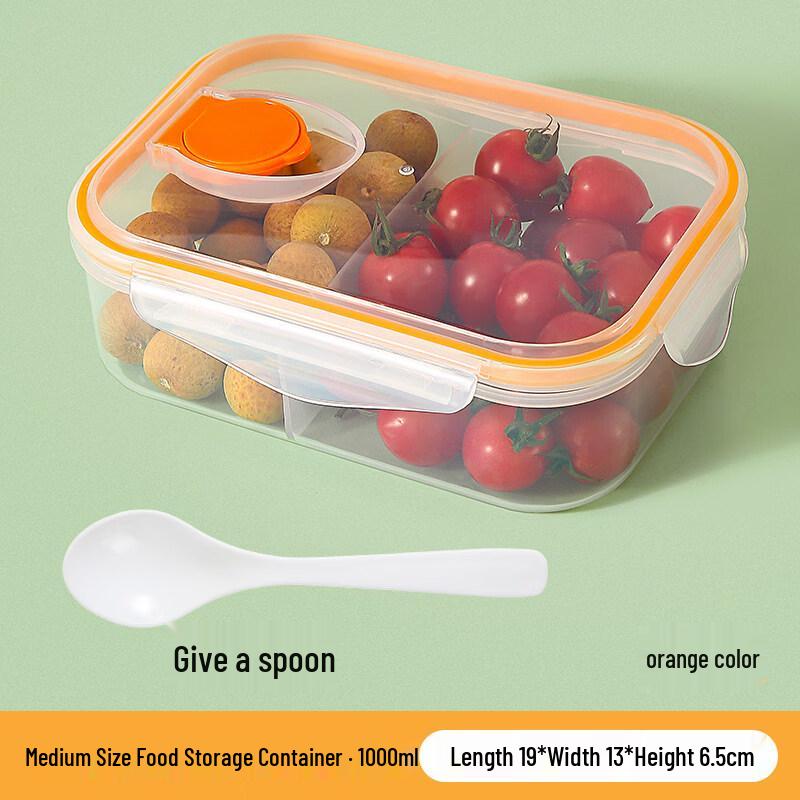 ZISIZ Cute Transparent Student Lunch Box