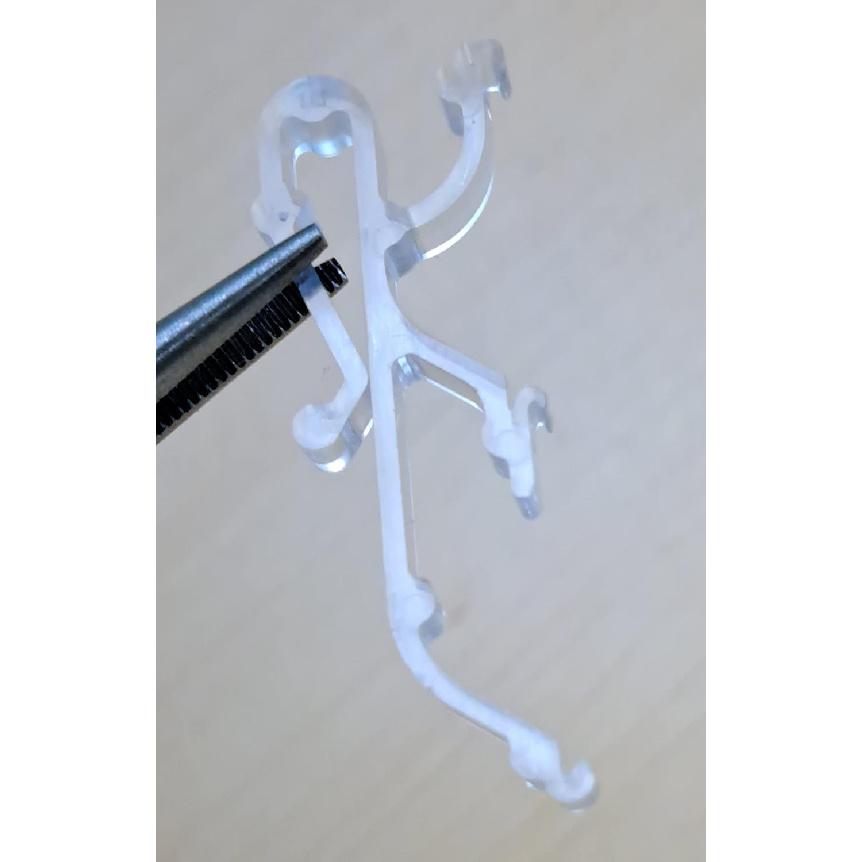 Qty 8. Valance Clip for Mini Blinds, Aluminum Blinds, PVC Blinds (Curved Hook-5388)