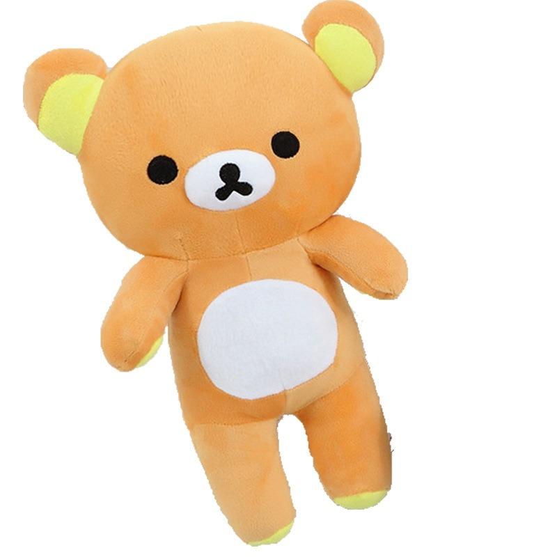 20/35cm Kawaii Brauner Bär Stofftier Plüschtier Cartoon Niedlich Langer Bär Plüschtier Schlafkissen für Geschenk zum Geburtstag der Freundin