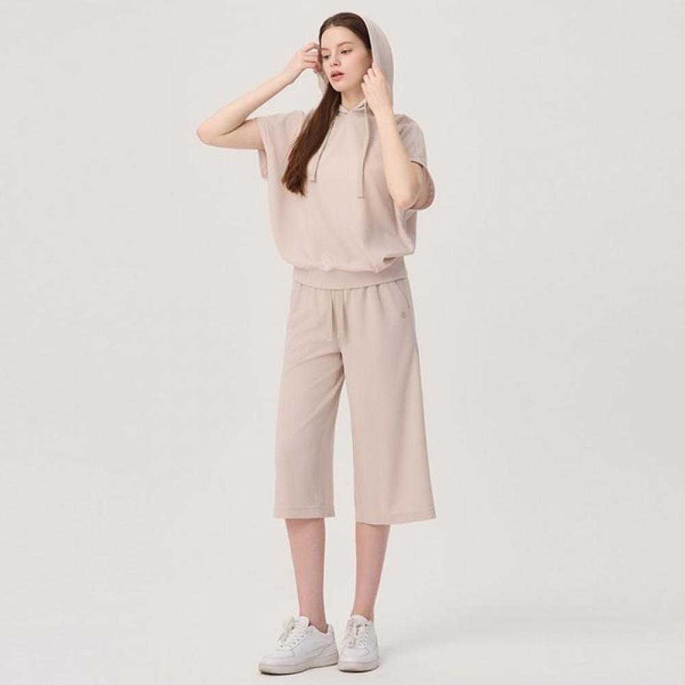 

Huit Rib Wide Fit 7 8 Pants Htwpn5i05t LBE (LIGHT BEIGE)/S