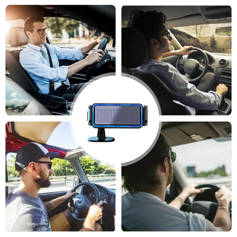 Elektrický držák telefonu do auta Automatické upínací uchycení Solárně napájený klip s tichým motorem Kompatibilní s palubní deskou a výdechem vzduchu Čelní sklo