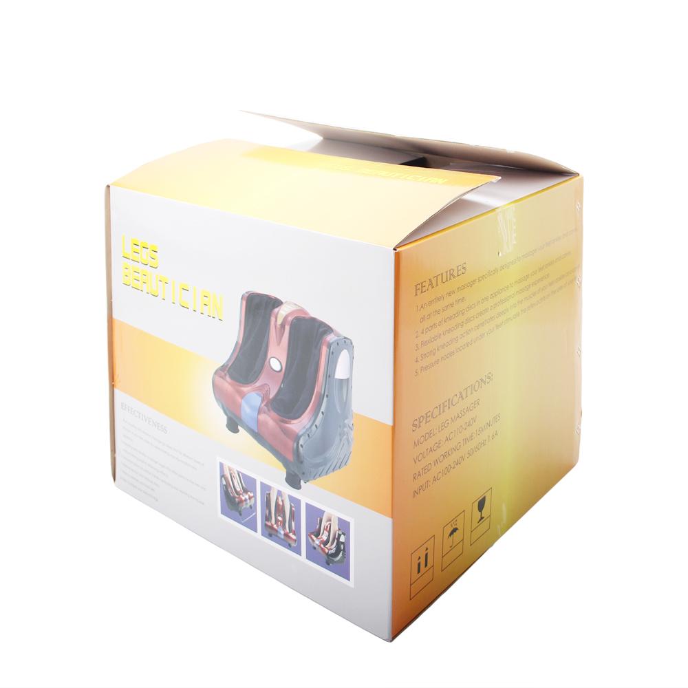 Smart Kneading Rolling Vibration Shiatsu Foot Calf Leg Massager 110V US Plug Red
