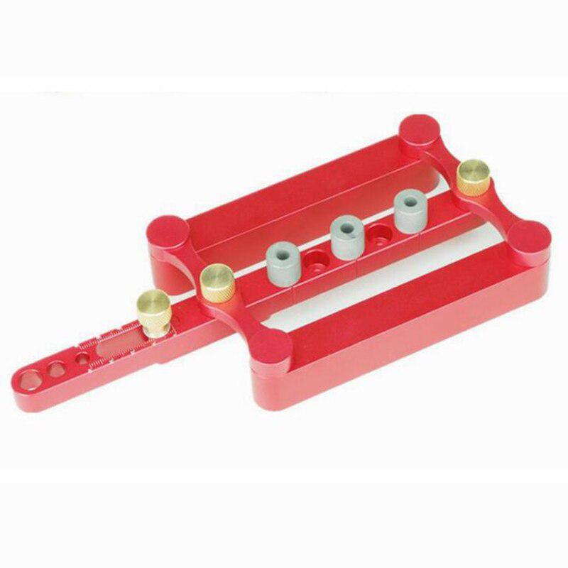 Self-centering Woodworking Doweling Jig Kit Drill Guide Puncher Locator Household Carpentry Tools