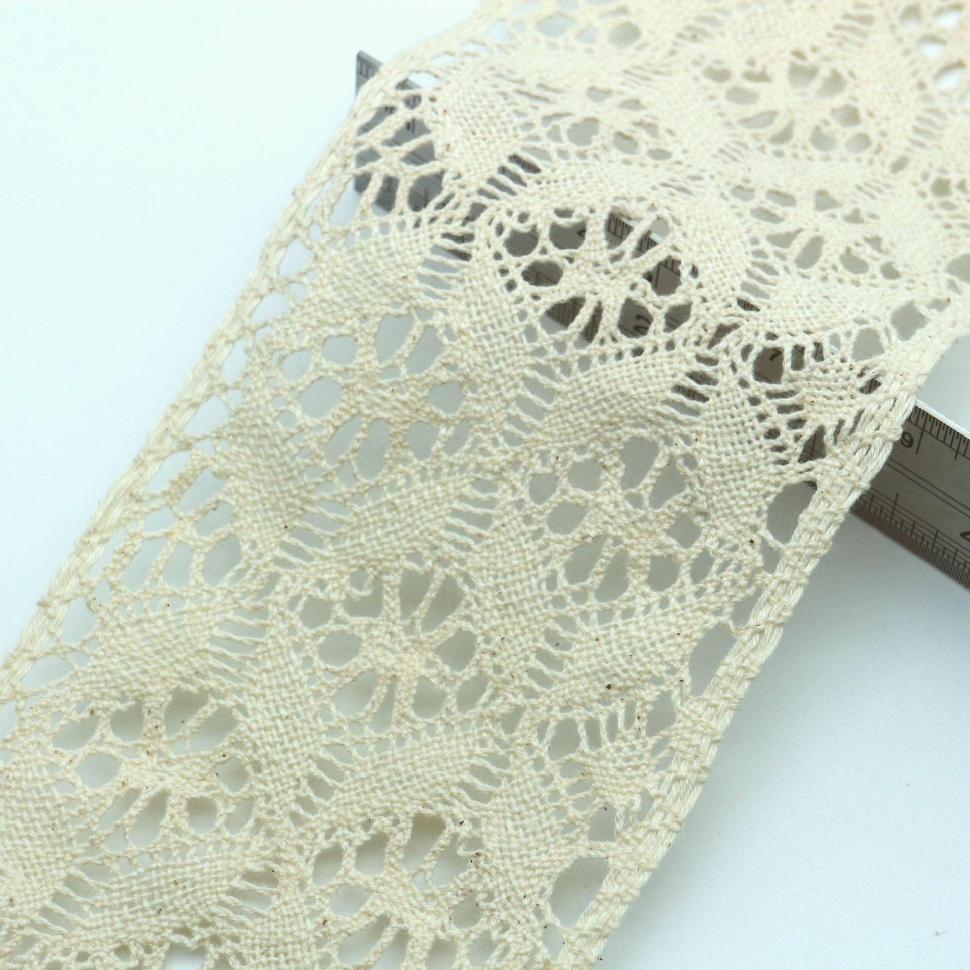 

Cotton Lace Tablecloth Handmade Hanfu Decorative Accessories Lace Exquisite Hollow Lace Accessories Buds W090