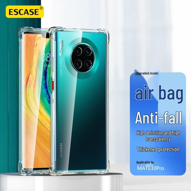 ESCASE Прозрачный противоударный чехол с воздушной подушкой для телефона Huawei Mate 30 Pro / 30E Pro