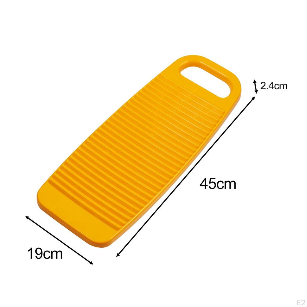 Prádlo na mytí oděvů Deska na ruční mytí tlustá, 17,72 palce dlouhá, protiskluzová pro koleje, prádelna