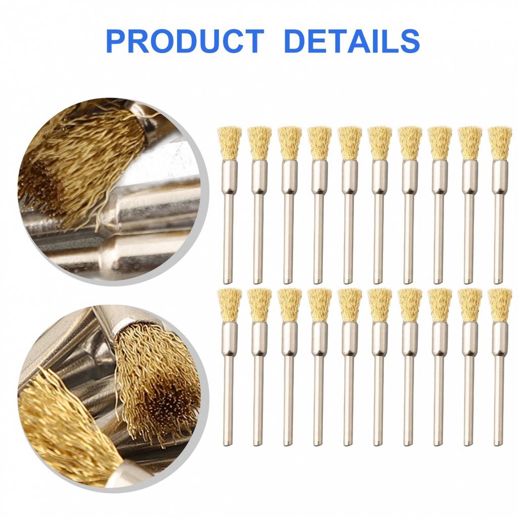 Polising Brushes Brushes For Power Drill Tool Brass Rotary Metals 20*