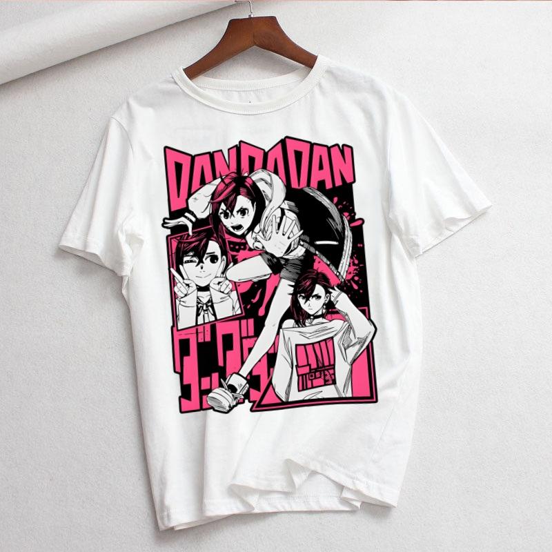 Dandadan Okarun Anime Momo Ayase Women T Shirt Girl Harajuku Korean Style Graphic Tops Kawaii Female TshirtDrop Ship