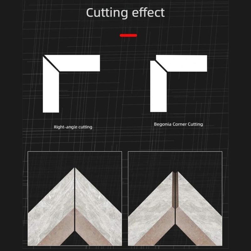 Aluminum Chamferer Ceramic Tile 45 Degree Angle Cutter Angle Grinder 100 Type Cutting Chamfering Bracket Replacement