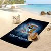 Coventry City FC Personalized Printed Beach Towel Soccer Logo Support Custom Name Text Absorbent Towel For Sport Travel Special Gift