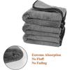 Microfibre Car Cleaning Cloths, Upgraded 1200gsm Ultra-thick Car Drying Towel 16'' X 16''(3 Pack) - Ya