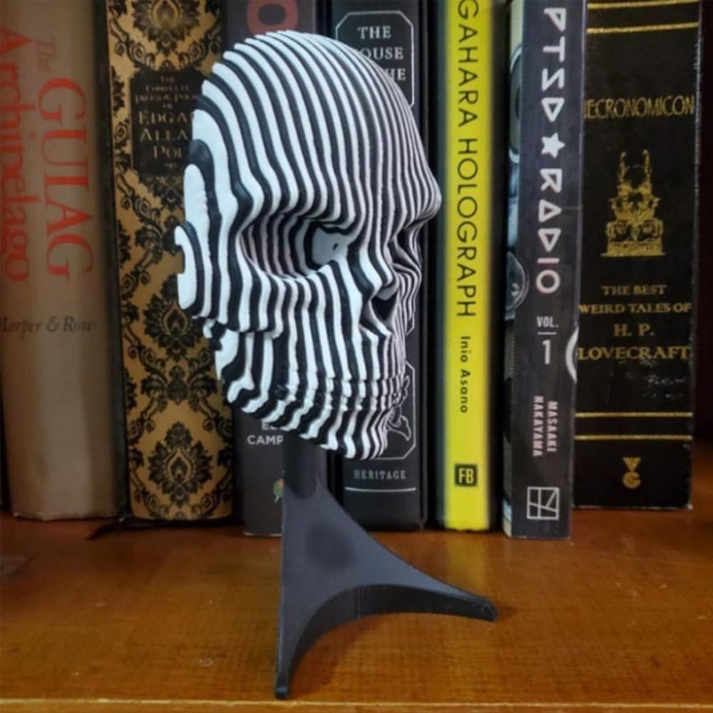Visual Illusion Glowing Skeleton Toy Simulation Luminous Quantum Skull  Computer Ornament