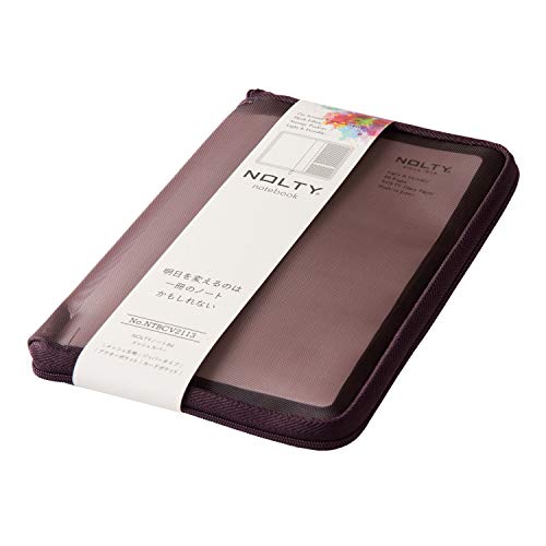 

NOLTY NTBCV2113 Notebook Cover, B6, Mesh, Burgundy, Japan Management Center