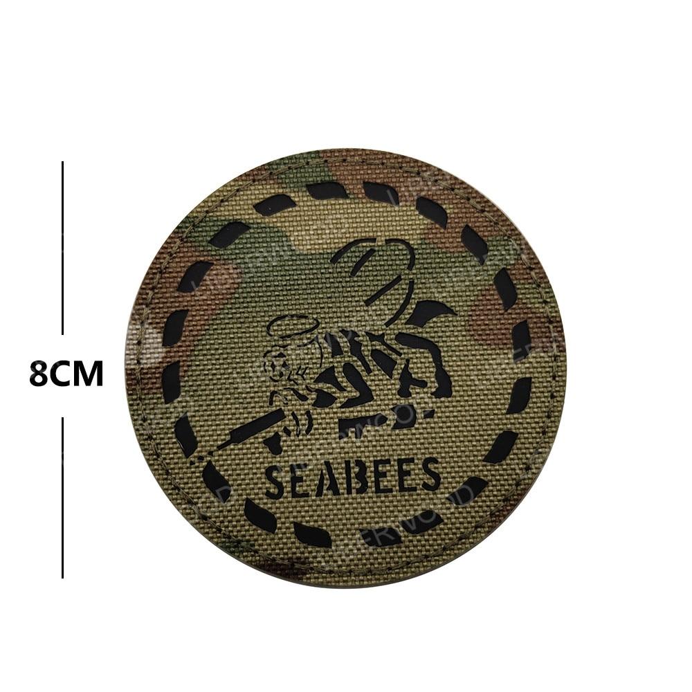 Patch infrarouge des Seabees de la marine américaine, emblème réfléchissant  inversé tactique de la marine Seabee, badge militaire avec boucle à crochet  acheter à prix bas — livraison gratuite, avis réels avec, image size:1000x1000