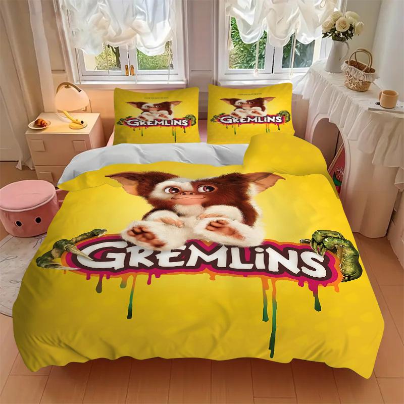 Gremlins Movie Poster Print 3Pcs Bedding Setduvet Cover With 2 Bedropillowcase Home Birthday Gift