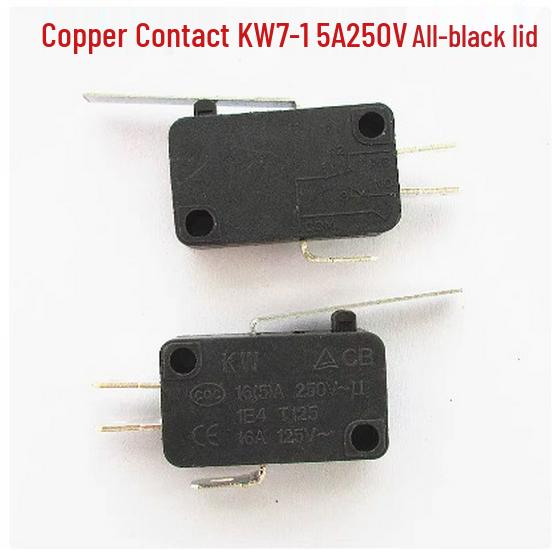 Copper Contact KW7 Series V-15/152/153/155-1C25 Microwave Oven Micro Switch