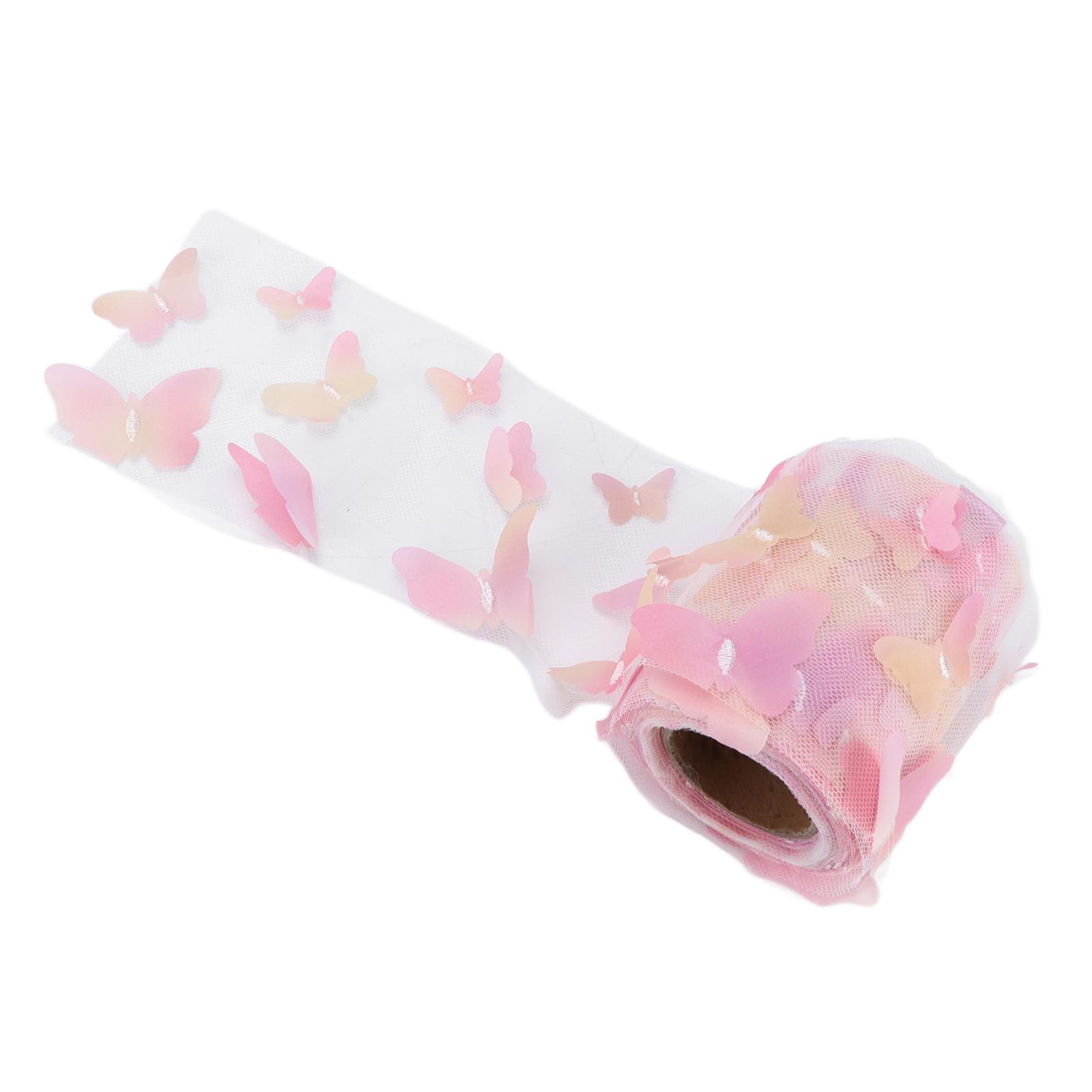 Tule Rol Kleurrijk Driedimensionaal Doe-het-zelf Knutselen Haaraccessoires Materiaal LintBlauw rood