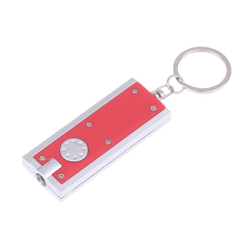 Square Keychain Flashlight Creative Puzzle Game LED Keychain Light Mini Flashlight Pocket Keychain for Keys Backpack Gift