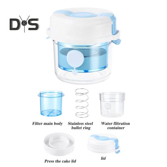 Yogurt Strainer with Transparent Container Ultra Fine Mesh Filter BPA Free Homemade Cheese Strainer for Homemade Greek Yogurt Sauces