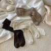Latte Mah-Ba Wool Socks Heat Storage Heating Fleece Pile Socks Thickened Warm Twist Pattern Korean Cotton
