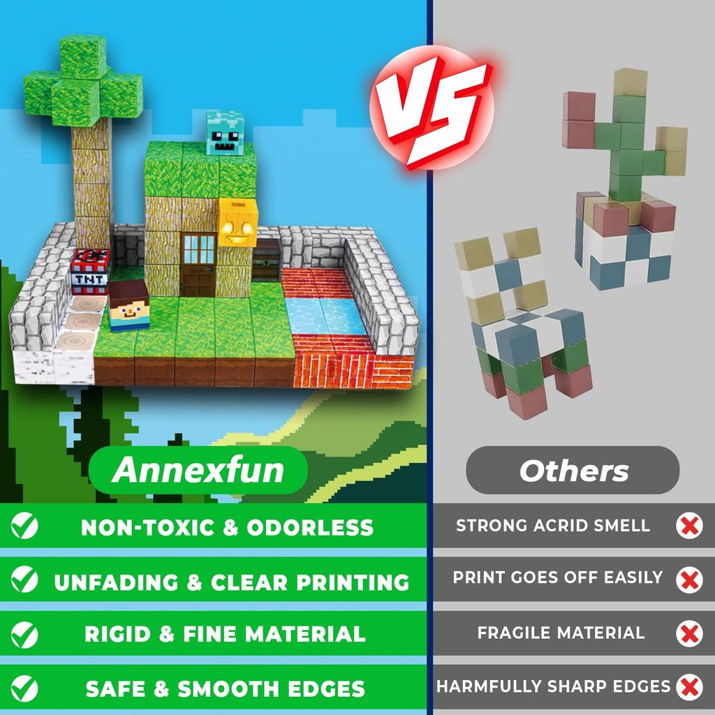 150 szt. Magnetyczne klocki konstrukcyjne, zabawki edukacyjne dla dzieci, chłopców i dziewczynek, prezent urodzinowy, prezent świąteczny