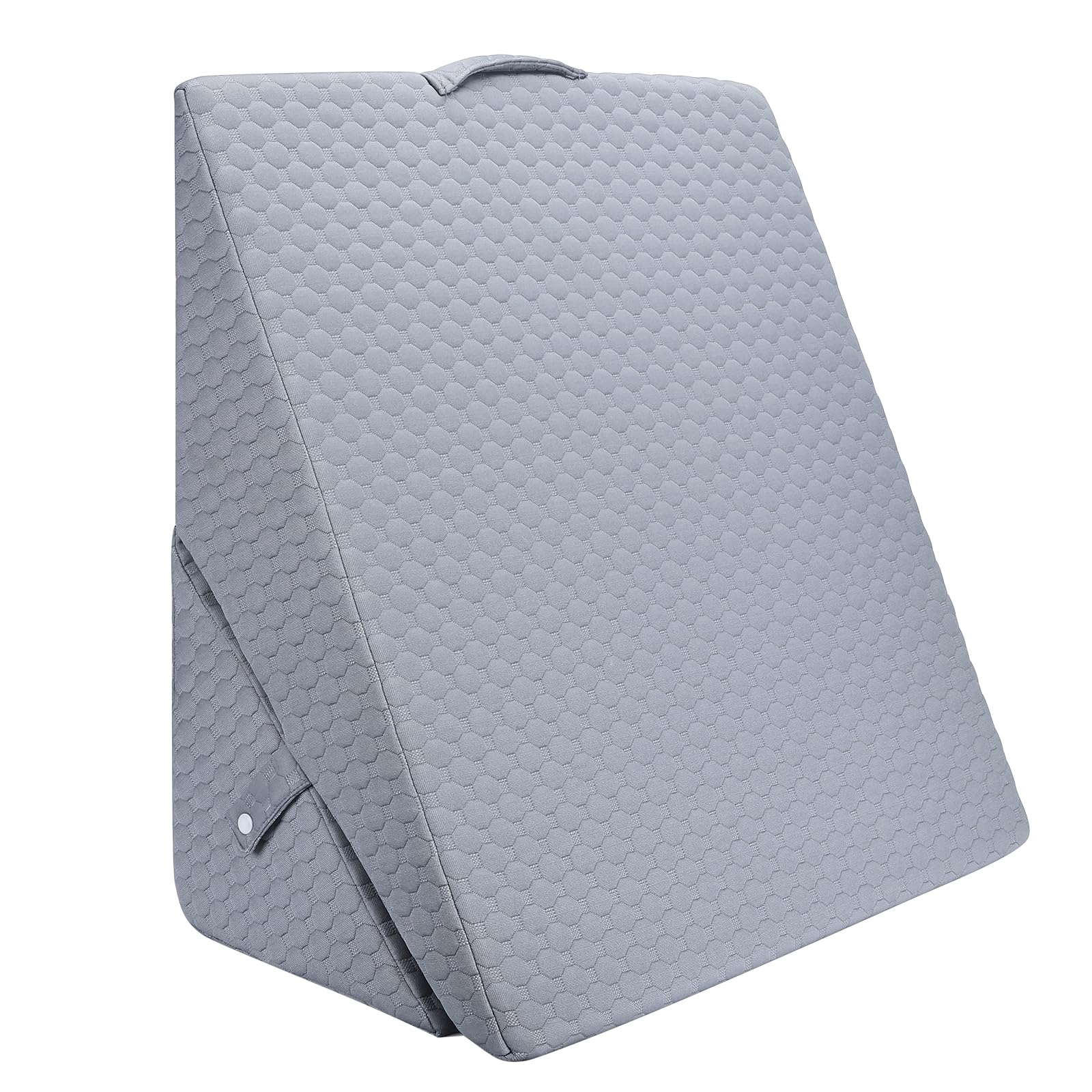 

Azamia Треугольная спинка Наклонная ножка Мягкий боковой Складной Поясничный Удобный сон Клин для сна Положение Храп Серый Подушка, Подушка, Подушка, Подушка, серый