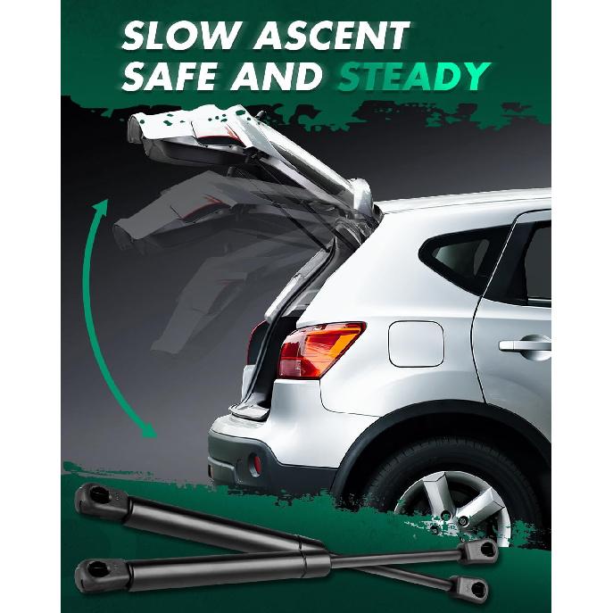 SCITOO Trunk Struts fit for Nissan for Sentra 2007 2008 2009 2010 2011 2012 Rear Lift Support Shocks 6429 9.43" 106Lbs