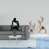 Abstract Thinker Reindeer Statue Decoration for Tabletop Living Room Shelf Office Bookshelf Sitting