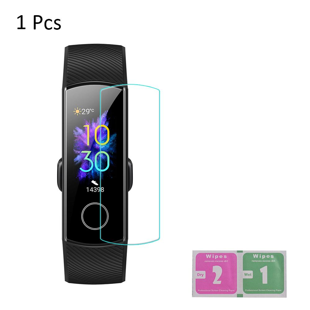 1 Pcs Smart Watch Soft Film Smart Wristband Protector Ultra Thin High Transparency Cover for HONOR Band 5 Screen