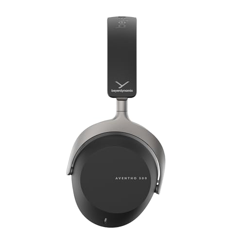 Beyerdynamic AVENTHO 300, Dolby Atmos-enabled wireless over-ear headphones with Bluetooth connectivity, black