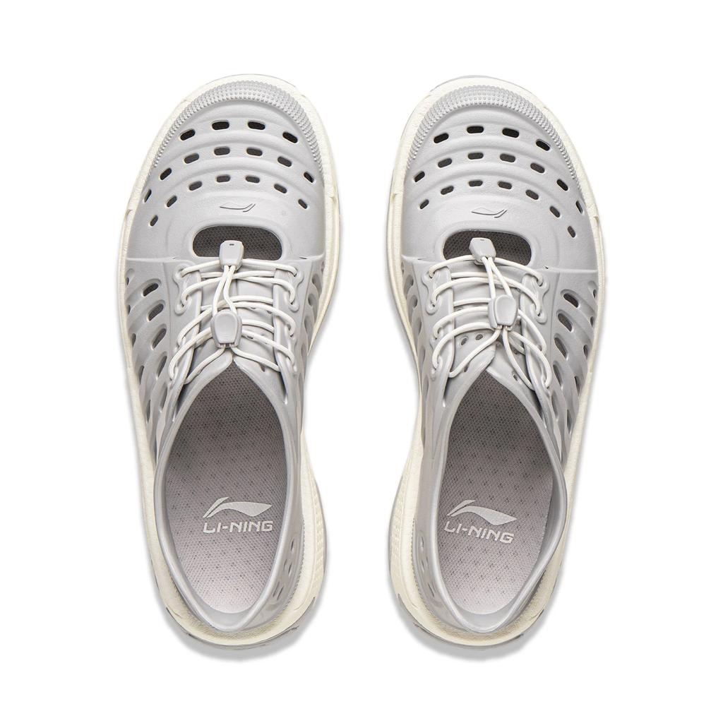 Li Ning EVA Trendy Sports Breathable Rebound Creek Shoes Unisex Shoes Light-Gray AZGV167-1