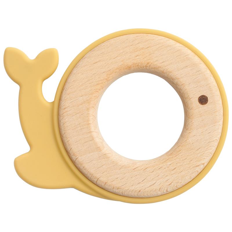 1Pcs Baby Teether Toy Cartoon Dolphin Shape Silicone Teether For Baby Chewing Teething Toy Kids Sensory Educational Toy