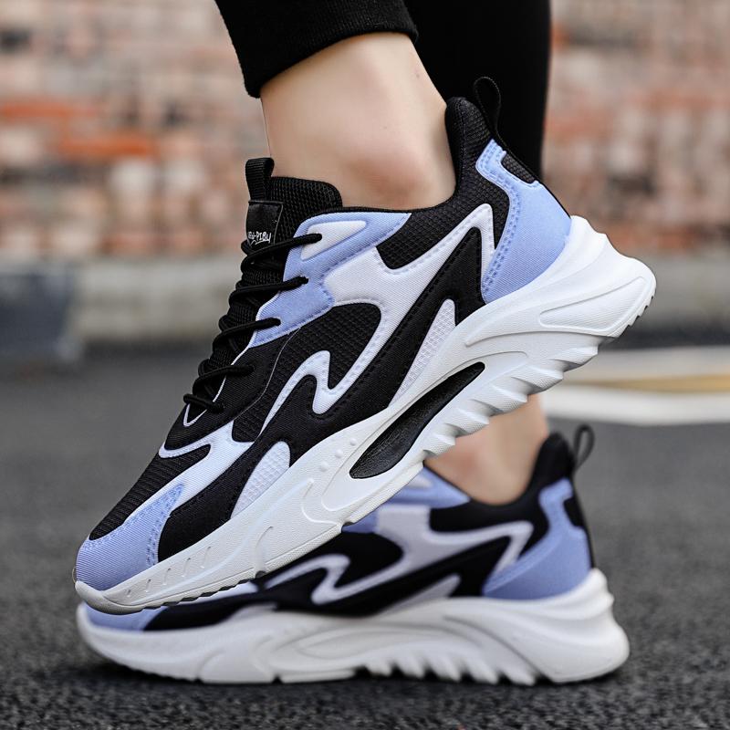 Spring Newest Hotest Selling Mens Casual Shoes Fashion Light Shoes Shock-Absorbing Breathable Shoes Color-Blocking Casual Sports Shoes
