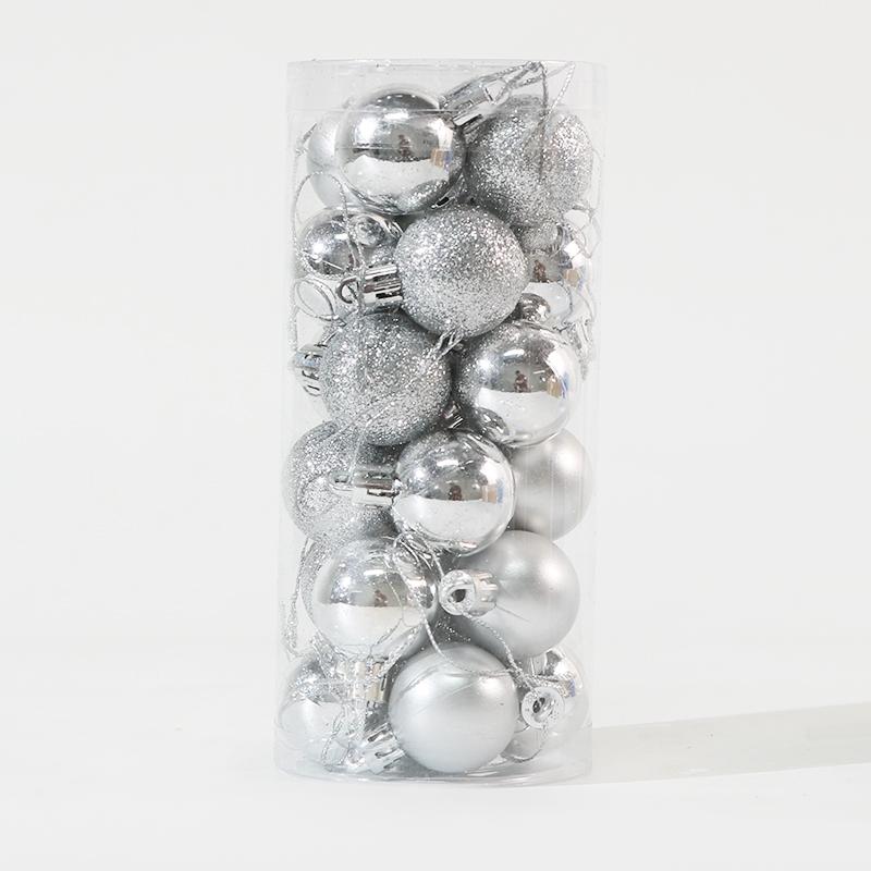 1 Box Weihnachtskugeln Christbaumschmuck Kugel Weihnachten Hängende Baumanhänger Heimpartydeko 2025 Neujahrsgeschenk Noel Navidad