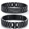 Vnox Assorted Bible Verse Bracelets for Men,Engraved Religious Scripture Quote Wristband,Faith Prayer Christian ID Bracelet Gift