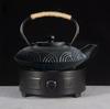 HwaGui Nambu Ironware Teapot, Stylish IH Compatible, Iron Supplement, Iron Teapot with Tea Whisk, 1000ml (Striped)