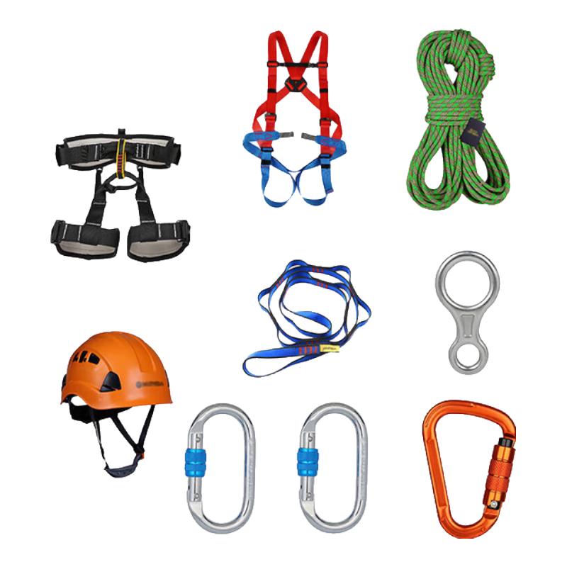 Bituozhe Rock Climbing & Rapid Descent Training Safety Equipment Set