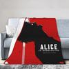 Alice In Borderland Drama Poster Blanket Soft Warm Throw Blanket for Winter Kids Adults Indoor Outdoor Bedspread Novelty Gift