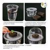 1/2/3/5/6/8/10Pcs Hydroponic Plants Growing Cup with Dome Transparent Plants Germination Pot Gardening Nursery Plants Starting Container