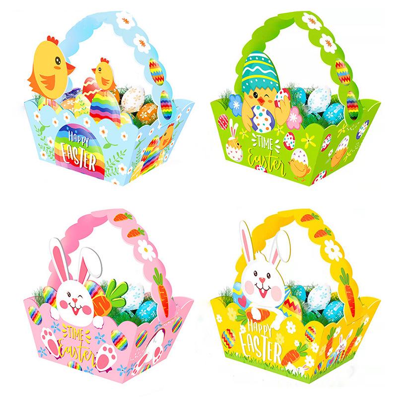

Set of 4 Cute Cartoon Animal Easter Gift Boxes for Candy & Chocolate